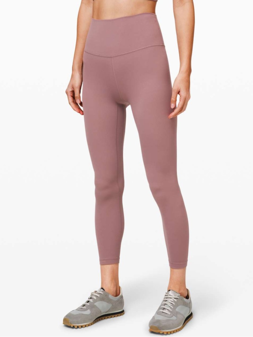 Lululemon Align Cropped Misty Mocha 21" Size 4